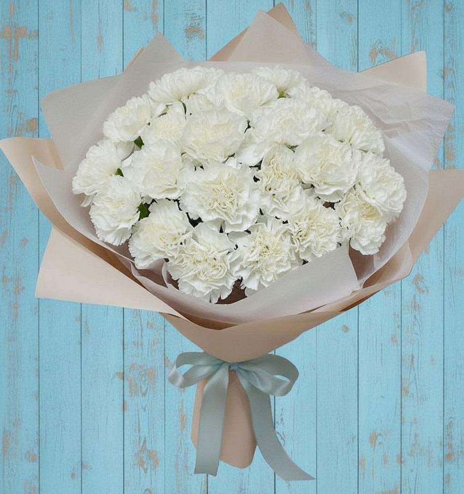 Букет цветов из: Гвоздики в Савельевской