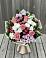 Букет цветов из: Альстромерии, Гвоздики, Розы и Хризантемы в Савельевской