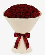 Букет 101 Бордовая роза Блэк Бакарра в Савельевской
