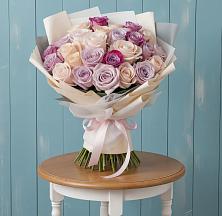 Букет цветов из:  Розы в Савельевской