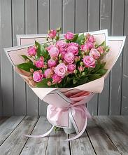 Букет Розовый кустик #REPLACE_PRED# Савельевской
