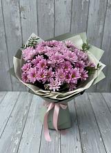 Букет цветов из:  Хризантемы в Савельевской