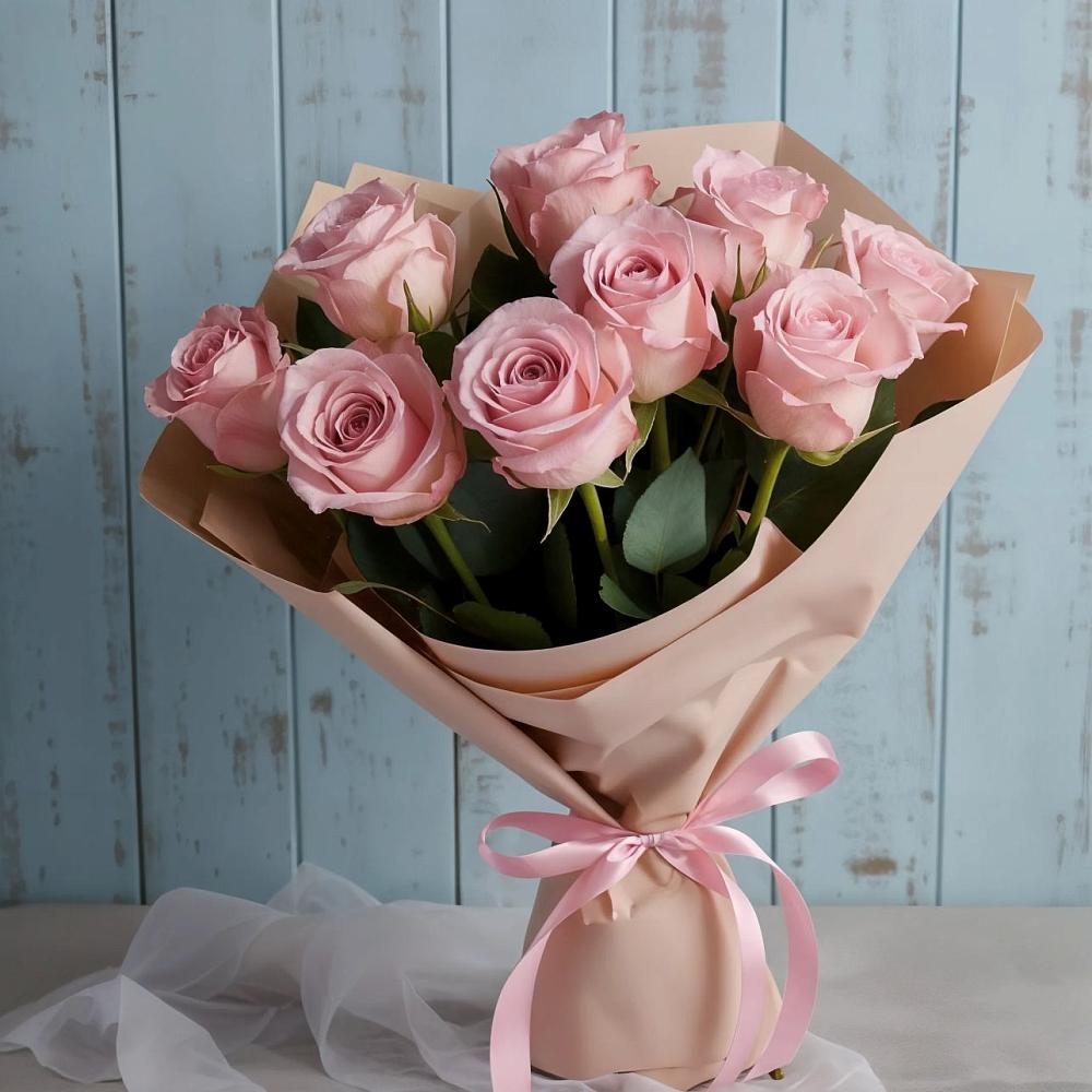 Букет цветов из: Розы в Савельевской