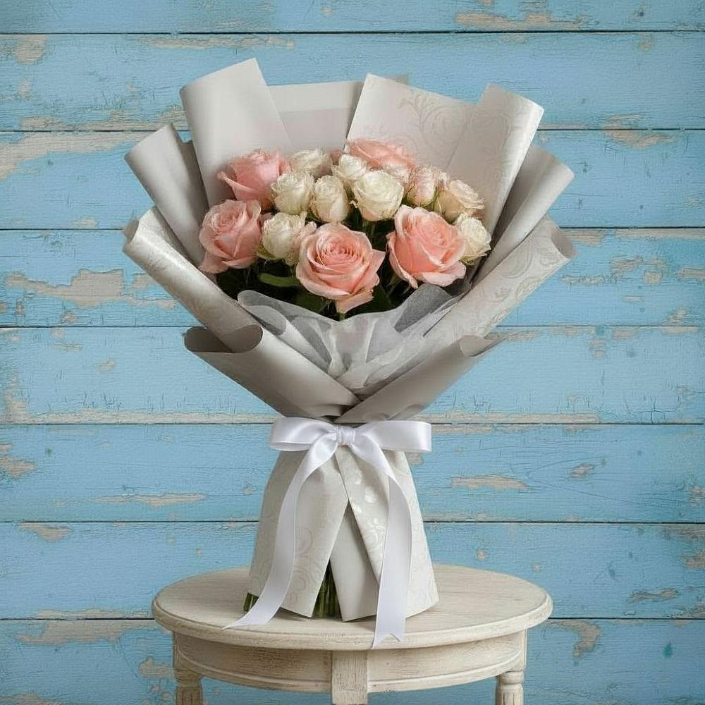 Букет цветов из: Розы в Савельевской