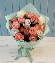 Букет цветов из:  Розы в Савельевской
