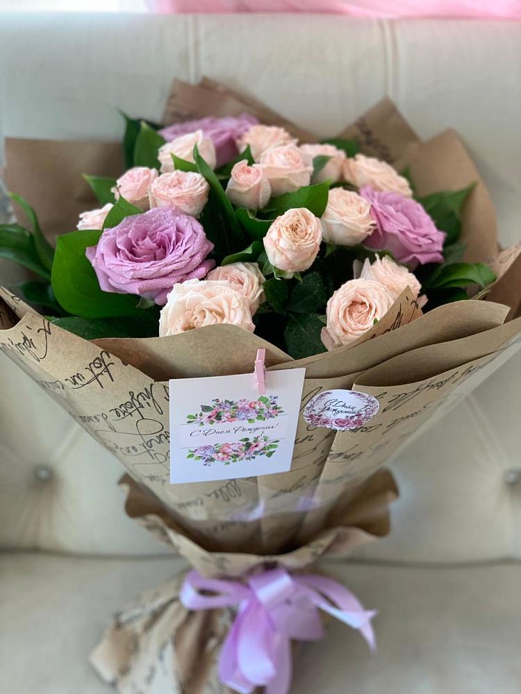 Букет цветов из: Розы в Савельевской