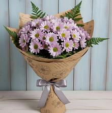 Букет цветов из:  Хризантемы #REPLACE_PRED# Савельевской