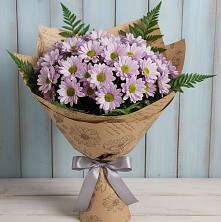 Букет цветов из:  Хризантемы в Савельевской