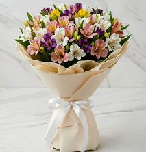 Букет цветов из:  Альстромерии в Савельевской