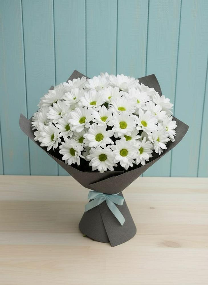 Букет цветов из: Хризантемы в Савельевской