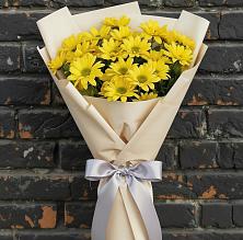 Букет цветов из:  Хризантемы #REPLACE_PRED# Савельевской