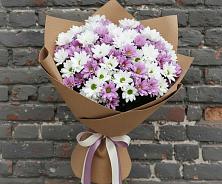 Букет цветов из:  Хризантемы в Савельевской