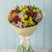 Букет цветов из:  Альстромерии в Савельевской