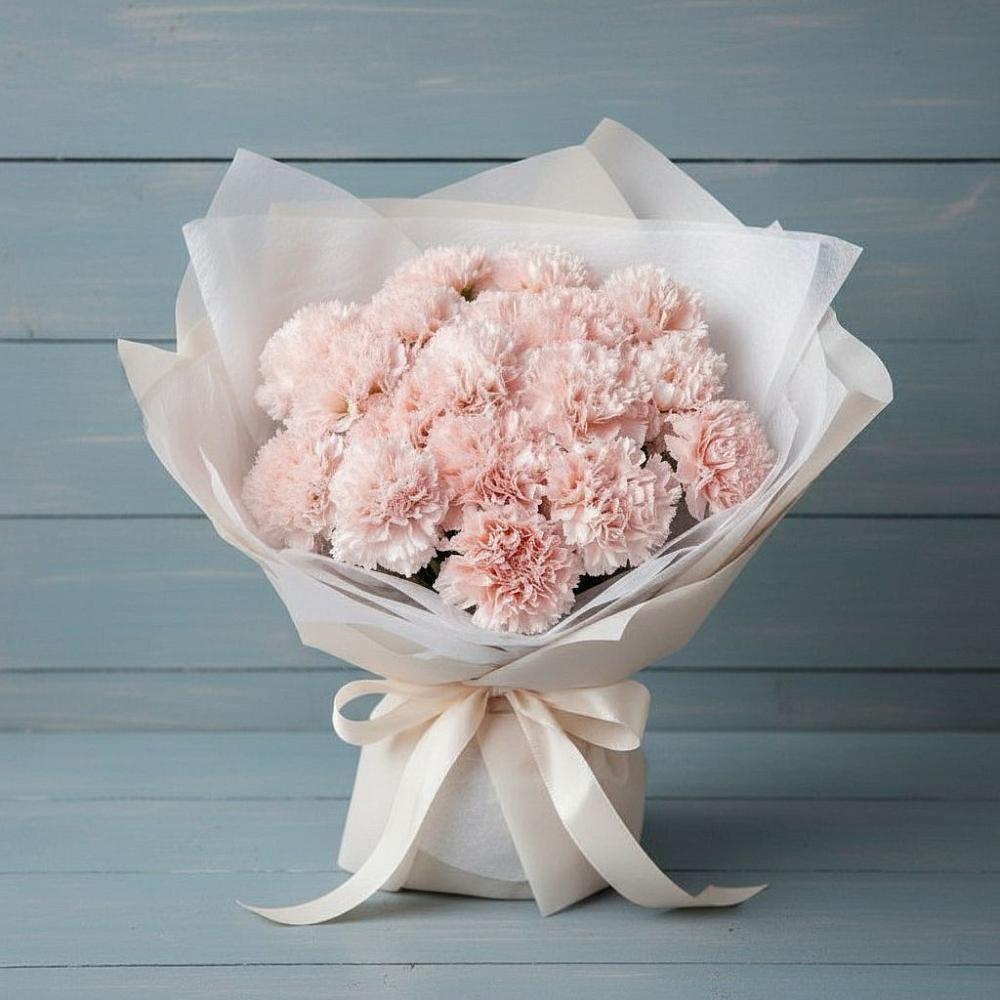 Букет цветов из: Гвоздики в Савельевской