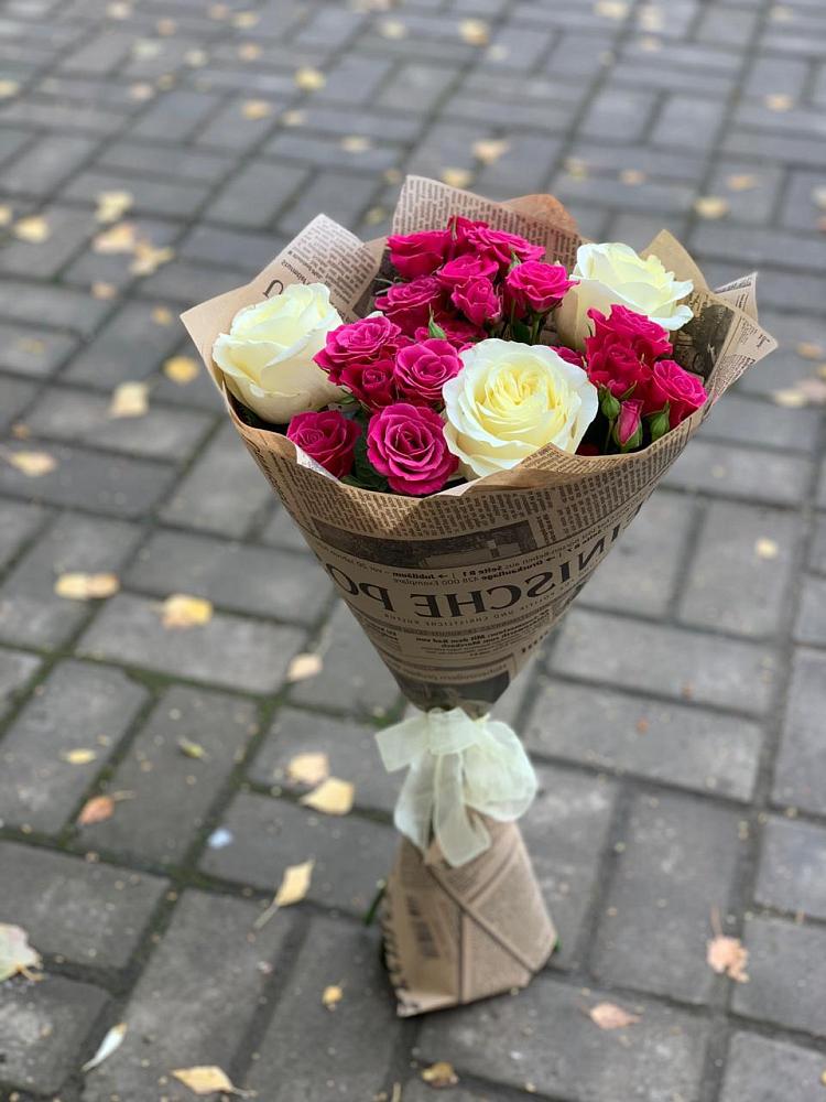 Букет цветов из: Розы в Савельевской