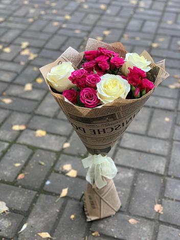 Букет цветов из: Розы в Савельевской
