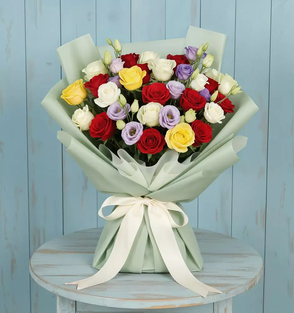 Букет цветов из: Розы в Савельевской