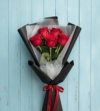Букет цветов из:  Розы в Савельевской
