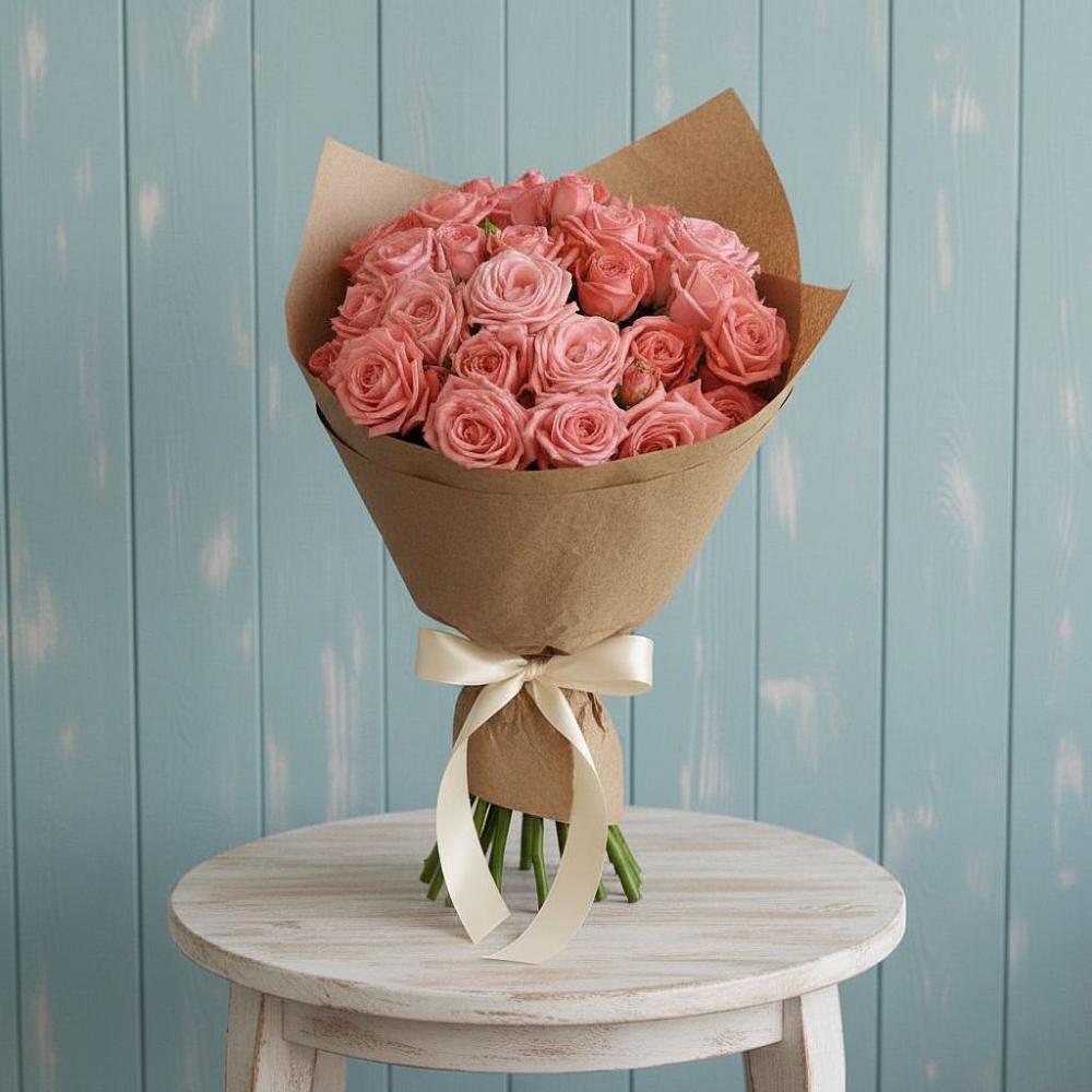 Букет цветов из: Розы в Савельевской