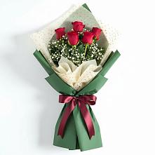Букет цветов из:  Розы в Савельевской