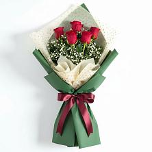 Букет цветов из:  Розы в Савельевской