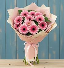 Букет цветов из:  Герберы в Савельевской