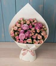 Букет цветов из:  Розы в Савельевской